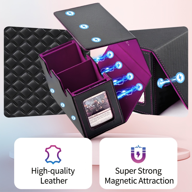 2pcs Window-Open Card Boxes with Dividers